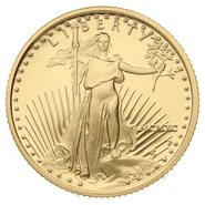 1990 Proof 1/10oz American Eagle Gold Coin MCMXC
