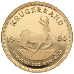 1986 Proof Krugerrand Gold Coin 1oz