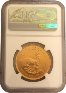 1981 Krugerrand Gold Coin 1oz NGC MS66