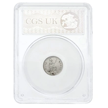 1838 Silver Groat Fourpence Coin Queen Victoria Low 3 Variety CGS75