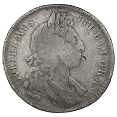1696 Silver Half Crown Coin William III