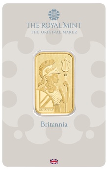 20g Gold Bar Britannia Minted