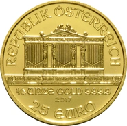 2017 1/4oz Austrian Gold Philharmonic Coin