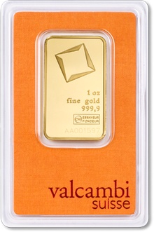 Valcambi 1oz Gold Bar