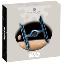 2024 1oz TIE Fighter Star Wars Proof Silver Coin Boxed