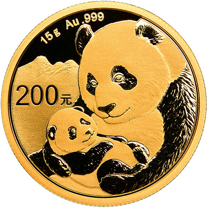 2019 15g Chinese Panda Gold Coin