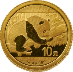2016 1g Chinese Panda Gold Coin