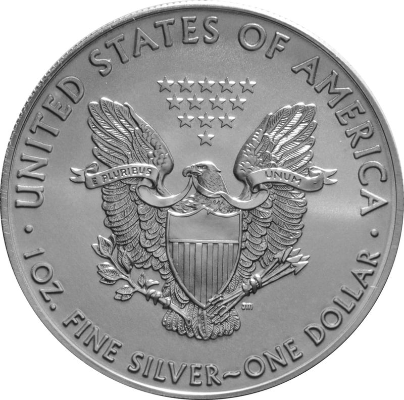 1996 American Silver Eagle Coin 1oz