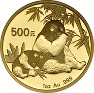 2007 1oz Gold Chinese Panda Coin