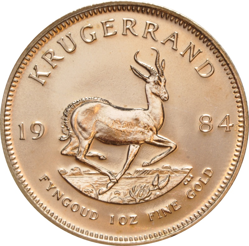 1984 Krugerrand Gold Coin 1oz