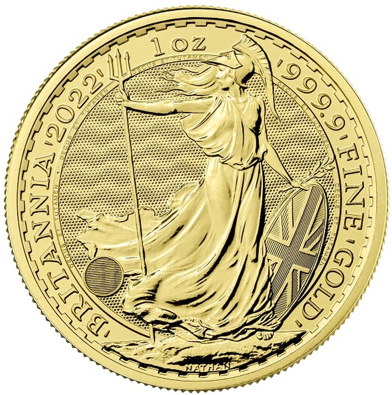 2022 Gold Britannia Coin 1oz PCGS MS70