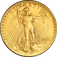 1925 $20 Gold Coin Double Eagle St Gaudens Head Philadelphia