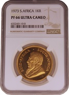 1973 Proof Krugerrand Gold Coin 1oz NGC PF66