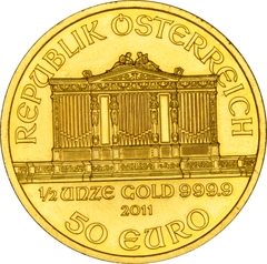 2011 1/2oz Austrian Gold Philharmonic Coin