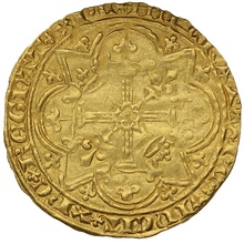 1364-1380 France Charles V Gold Franc a Pied
