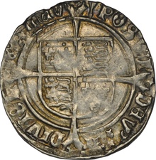 1526-1544 Silver Groat Fourpence Coin Henry VIII S-2337E NGC AU55