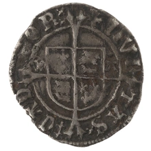 Henry VIII Silver Half Groat Twopence Very Fine