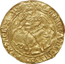 Gold Angel Coin Henry VIII Good Fine
