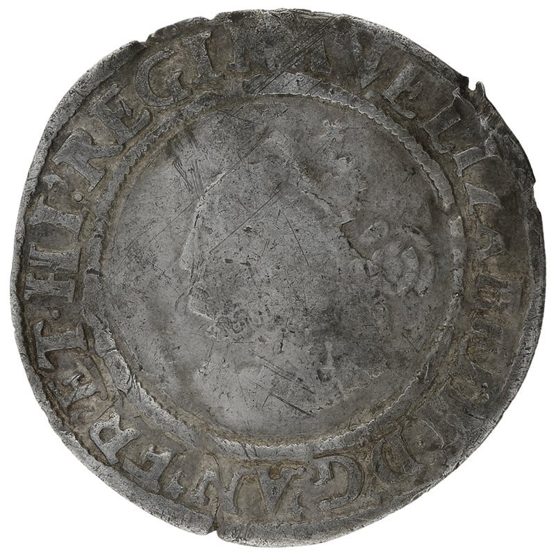 1563 Elizabeth I Silver Sixpence mm Pheon