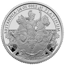 2023 Proof 1/4oz Platinum Britannia Coin Boxed