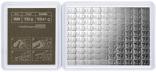 100 x 1g Silver Bar CombiBar