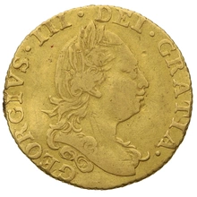 1785 Gold Half Guinea Coin George III