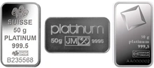 Second Hand Platinum 50g Bar
