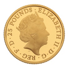 2018 1/4oz Four Generations of Royalty Proof Gold Coin Boxed