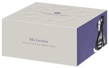 2023 Proof £2 Gold Coin Ada Lovelace Boxed