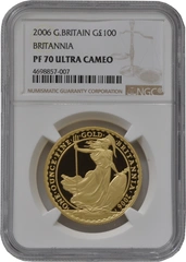 2006 Proof Gold Britannia Coin 1oz NGC PF70