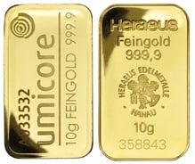 10g Gold Bar (Pre Owned)