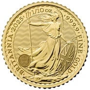 2025 Tenth Ounce Gold Britannia Gift Boxed
