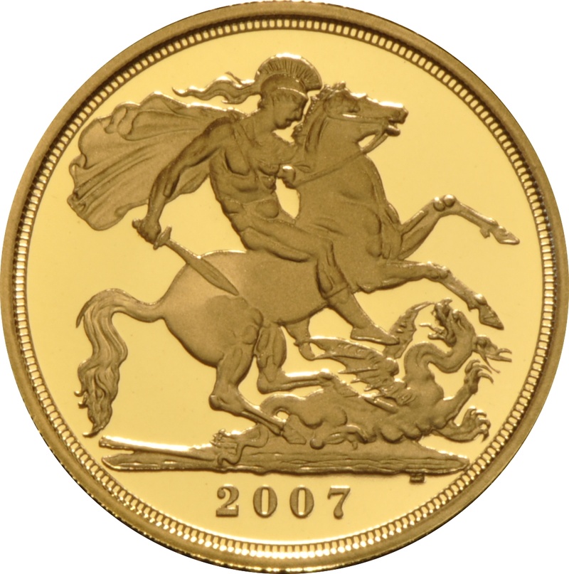 2007 Proof Gold Half Sovereign PCGS PR69