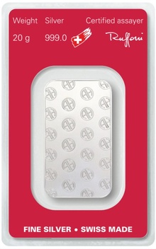 20g Silver Bar Argor-Heraeus