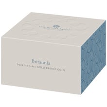 2024 Britannia 1/4oz Gold Proof Coin Boxed
