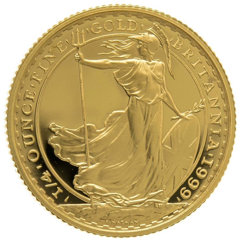 1999 Proof 1/4oz Gold Britannia Coin