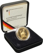 Proof German 100 Euro Gold Coin 2003 UNESCO Weltkulturerbestadt Quedlinburg Boxed