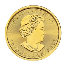 2021 1/4oz Canadian Maple Leaf Gold Coin