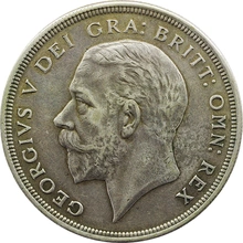 1930 Proof Silver Crown Coin George V
