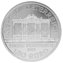 2012 Austrian Philharmonic Silver Coin 1oz