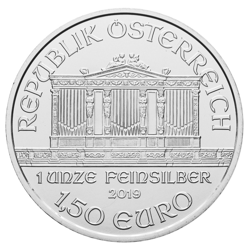 2019 Austrian Philharmonic Silver Coin 1oz