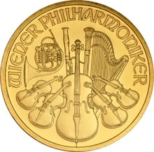 1996 Austrian Gold Philharmonic Coin 1oz