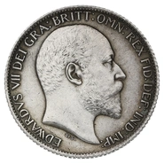 1905 Silver Sixpence Coin Edward VII