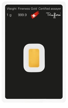 Argor-Heraeus 1g Gold Bullion Bar