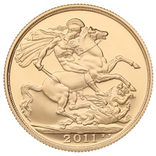 2011 Proof Gold Sovereign Premium 3 Coin Set Boxed