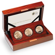 2016 Gold Proof Sovereign Three Coin Premium Set - Butler effigy Boxed