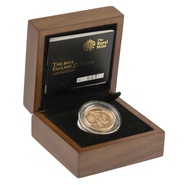 Gold Proof 2013 £1 One Pound England Floral Boxed