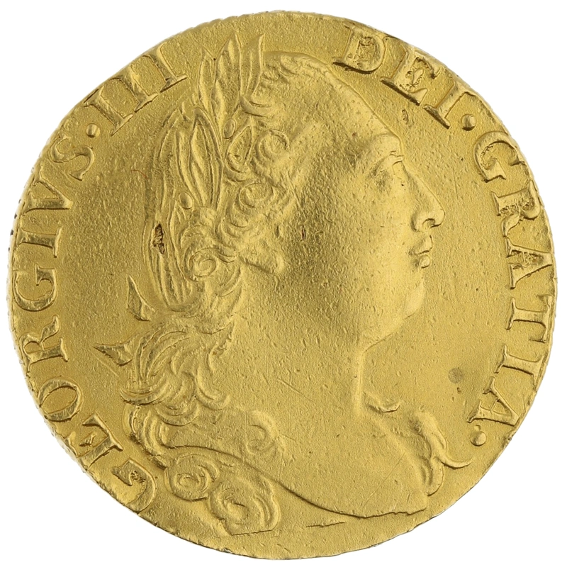 1767 Gold Guinea Coin