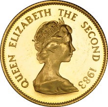 $1000 Hong Kong Gold Coin 1983 Year of the Pig
