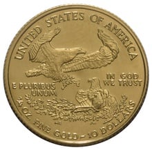1986 1/4oz American Eagle Gold Coin MCMLXXXVI